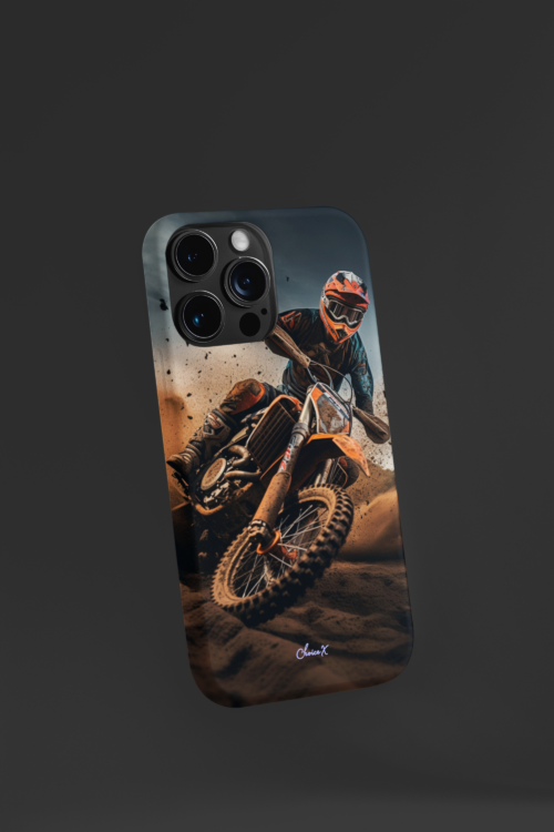 Motorbike rider mobile case